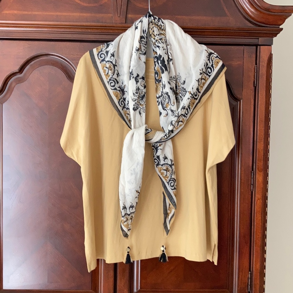 J. Jill yellow ochre Top
